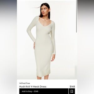Aritzia Hush Knit Sweater Dress - Size Medium